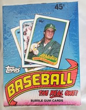 Topps 1989 Baseball Card Wax Box ~ 36 Packs ~Factory Sealed Box