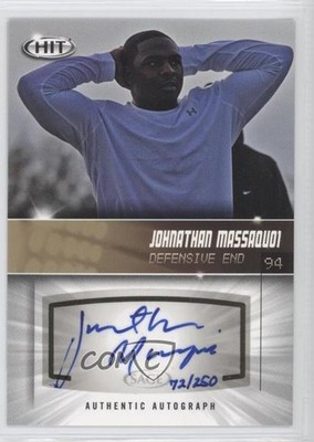 2012 SAGE Hit Gold 72/250 Johnathan Massaquoi #A94 Auto 0f8