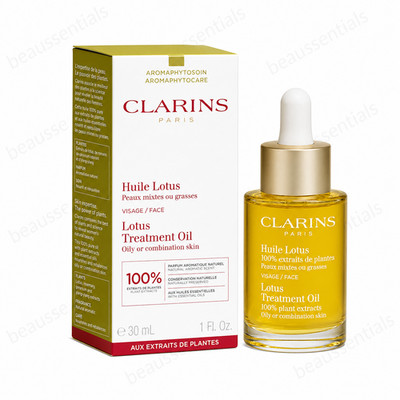 Clarins Lotus Treatment Oil 1 oz 30 mL New In Box Free Shipping