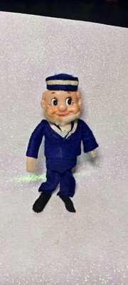 Vintage Matrosenpuppe Japan Export Style - Filz Stoffpuppe 50er 60er maritimes Spielzeug