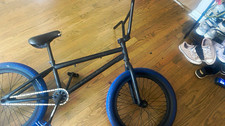 BMX Bike Black Frame Blue Tires 20 in Wheels ...