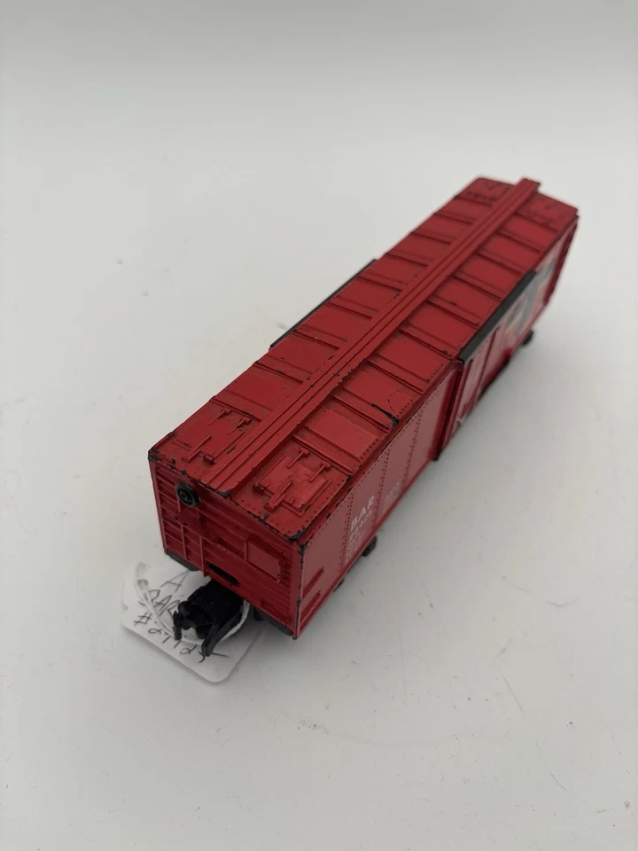 American Flyer S Gauge 24425 Bangor & Aroostook Railroad Refrigerator Car Red - Image 4 of 4