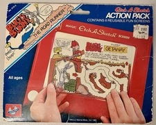 1981 Complete Etch A Sketch Action Pack Looney Tunes Bugs Bunny & Roadrunner
