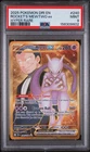 2025 POKEMON DESTINED RIVALS HYPER RARE #240 TEAM ROCKET'S MEWTWO EX PSA 9