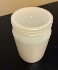 12 oz Plastic Food Storage Container Jar, Whi...