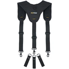 MELOTOUGH Tool Belt Suspender 3 point padded suspenders plus 3 pack suspender...