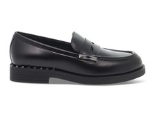 Ash WHISPER01 N Black Leather Low Shoe - Women's Shoes