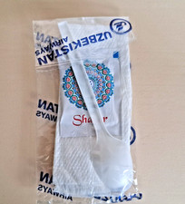 Uzbekistan Airways In-flight Set - Spoon, Sugar and Napkin - Collectable!