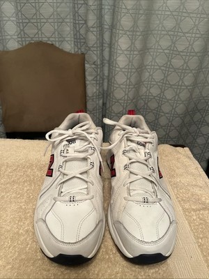New Balance 608 V5 (MX608HR5) White Red Shoes Sneakers Men display picture 2