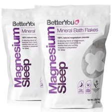 Better You Sleep Magnesium Flakes Body Relax Muscle Tension Natural Pack 2 x 1kg