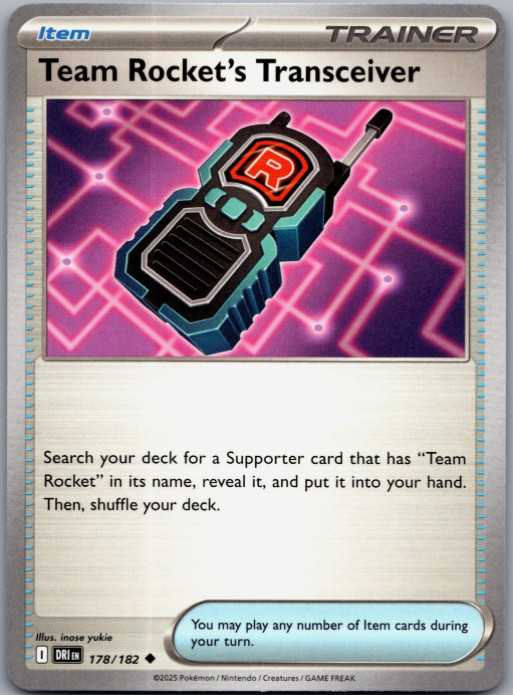 Team Rocket's Transceiver 209/217 - Ascended Heroes - NM/M