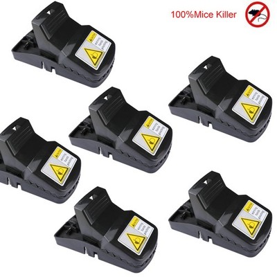 2~6 Pack LARGE Mouse Traps Rat Mice Rodent Killer Snap Trap Reusable Heavy Duty
