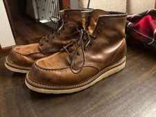 Red Wing Heritage 6" MOC Toe Boot Mens 1907 Copper Leather BOOTS Shoes Size 9