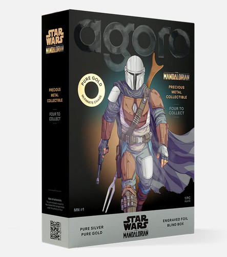 2026 Agoro MANDALORIAN: Star Wars Blind Box 5g Silver CHASE🎆 SEALED