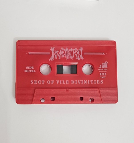 Incantation Sect Of Vile Divinities Rare Red Cassette Tape - Picture 9 of 10