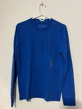 Abercrombie Fitch Muscle shirt long sleeve blue medium