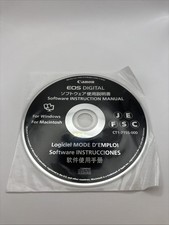Canon EOS Digital Camera Software Instruction Manual CD-ROM Disc Windows/Mac