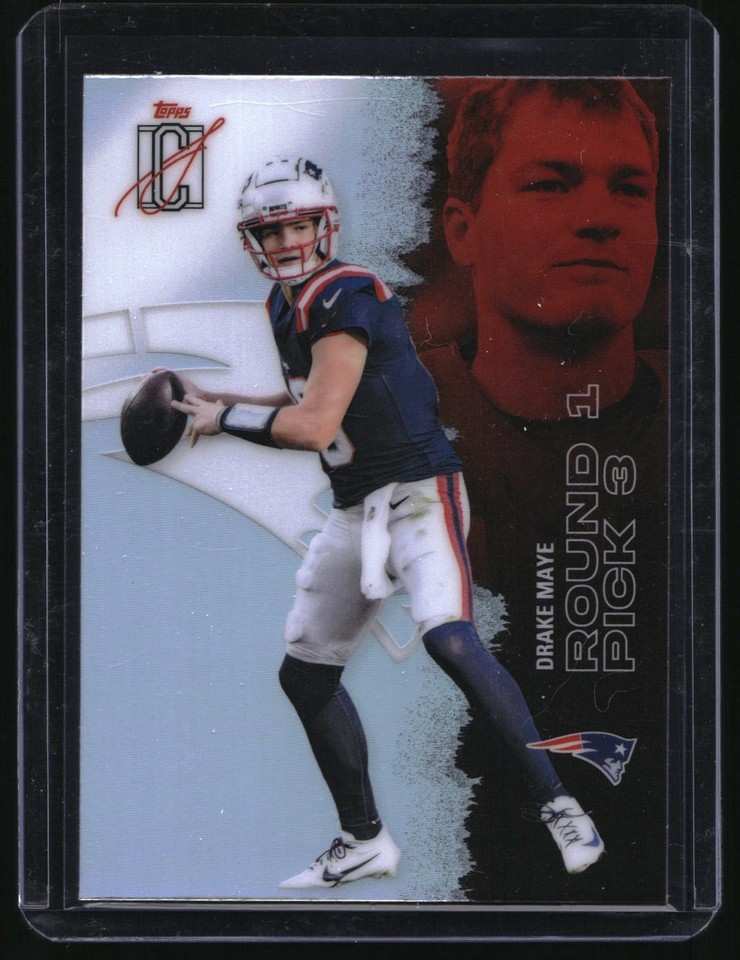 2025 Topps Signature Class Drake Maye #38 Chrome Refractor