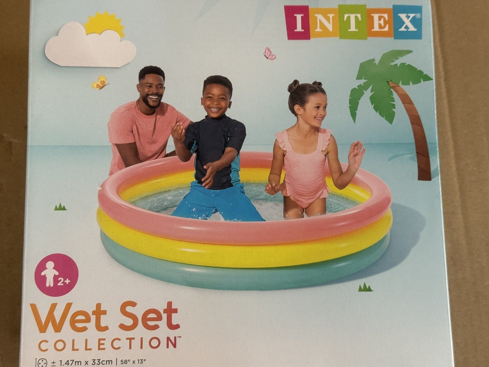 Piscina Intex 57422 Piscina Inflable Redonda 147 x 33 cm