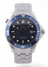 OMEGA Seamaster Quartz 300m Blue Wave 41mm James Bond - 2221.80.00 - Box & Cards