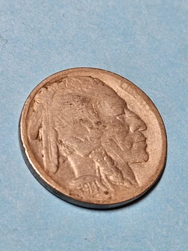 1914 P  Restored Date Buffalo Nickel - Free Shipping- A430