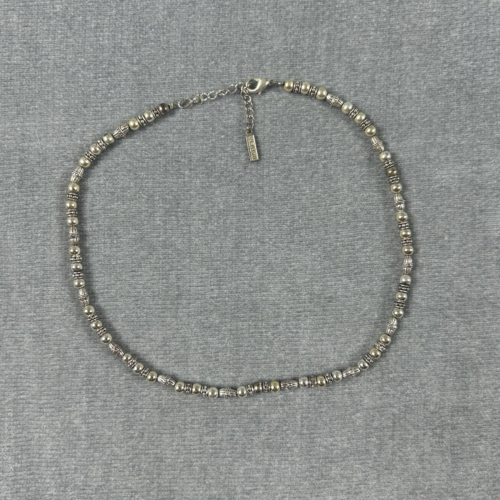 Napier Silver Tone Solid Small Ball Cluster Beade… - image 1