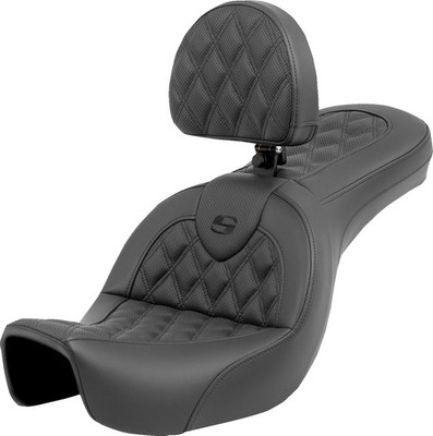 Saddlemen RoadSofa LS Seat With Backrest #284660 Harley Davidson Dyna