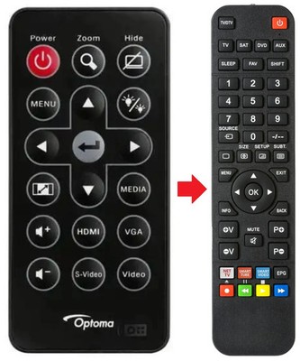 Fernbedienung passend für OPTOMA 0793574687929 | BRML50N | TL50W