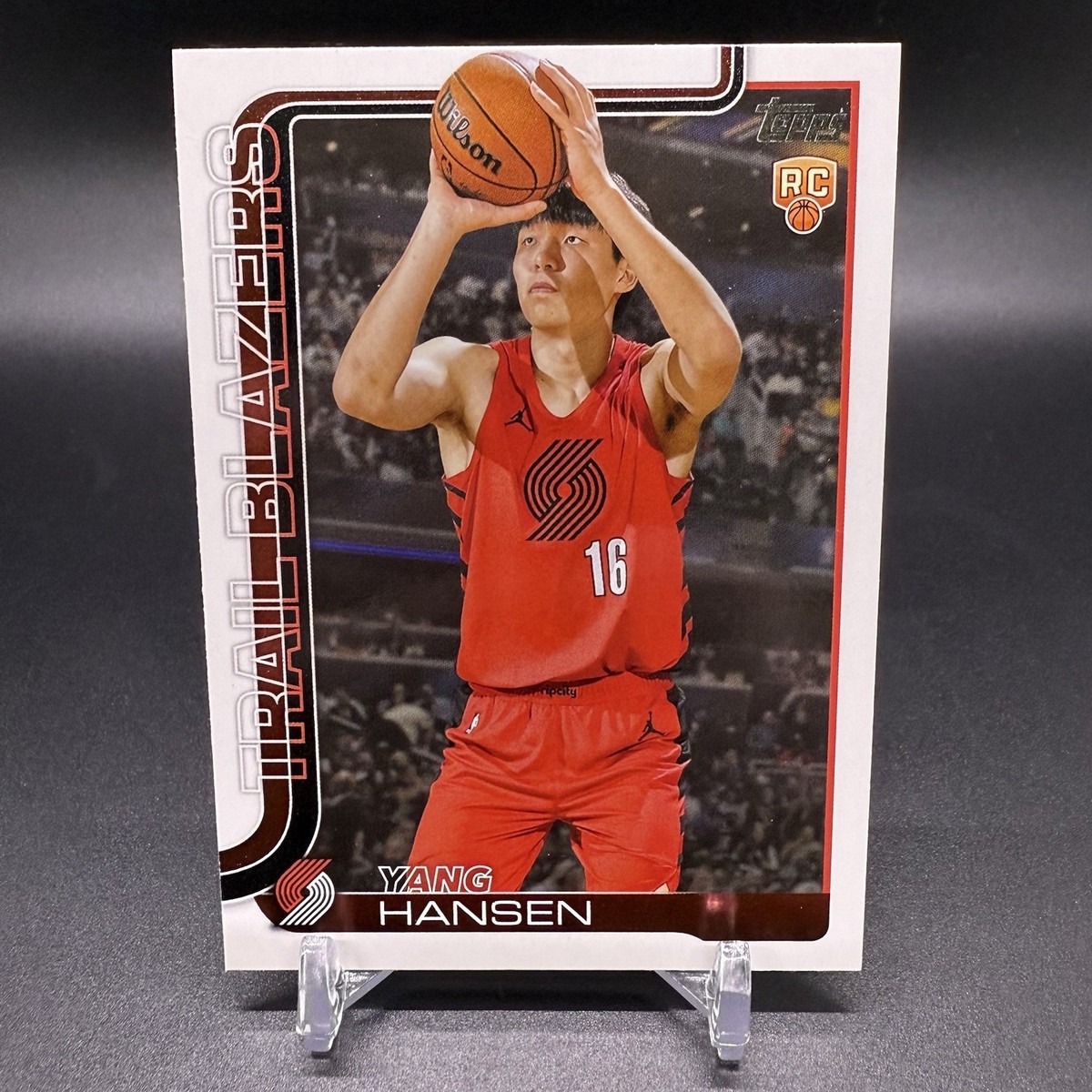 2025-26 Topps Yang Hansen RC Portland Trail Blazers Rookie #216 | eBay