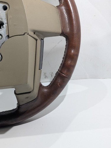 9L34 3F563 UB37U7 09-14 Ford F150 Steering Wheel King Ranch Brown Leather OEM - Picture 15 of 22