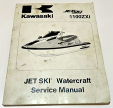 Manuale riparazione officina originale Kawasaki Jet Ski 1100 ZXi 1996 99924-1195-01