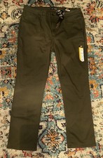 NWT Lee Regular Fit Straight Leg Pants Green Size 16 Womens