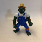 Vintage 90's TMNT Action Figures - No Accessories - Michaelangelo Farmer