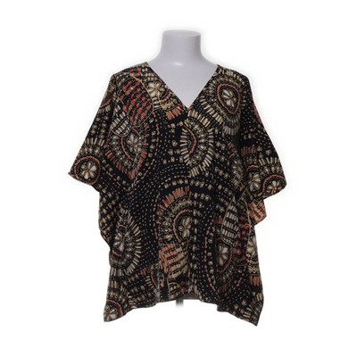 Kaftan, Größe: L, Schwarz/Mehrfarbig, Polyester, Damen #MtA
