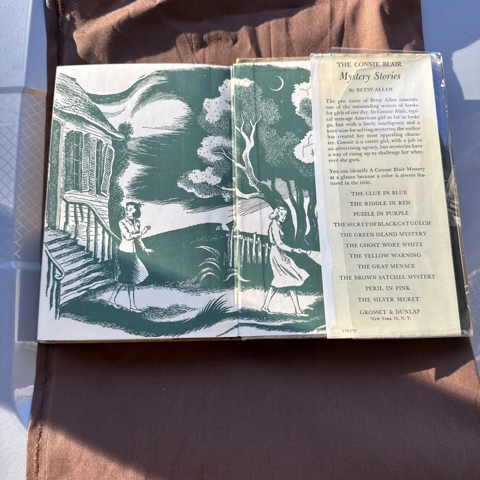 Dana Girls Mysteries #4 A Three Cornered Mystery By Caroyln Keene 1935 HC - Image 3 of 4