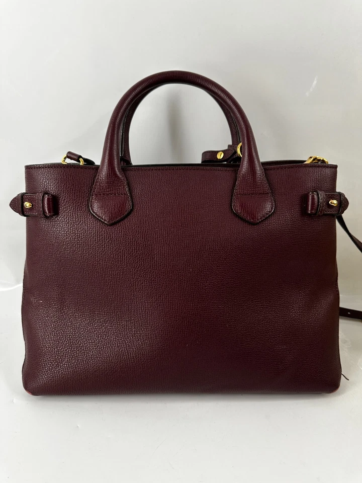 Burberry Banner Shoulder Bag Medium Multicolor Leather/Canvas - Image 2 of 4