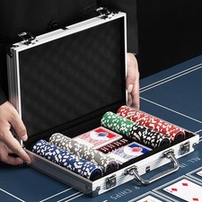 Valigetta Poker Professionale in Alluminio Gioco da Tavolo Età 18+ DecHome