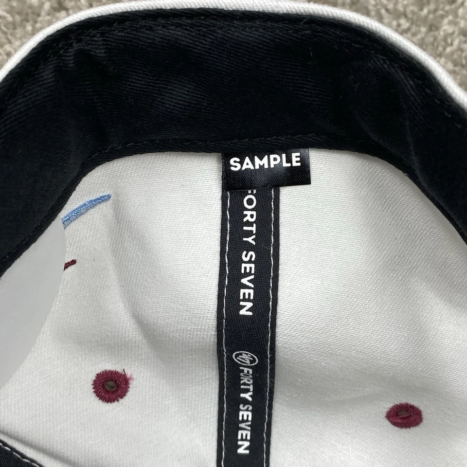 NUEVO Sombrero West Ham United London FC '47 Snapback Diseño Corte Diamante Blanco Azul Rojo Foto 4 de 4