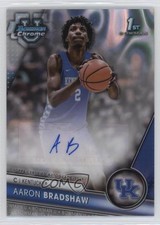 2023-24 Bowman U Chrome Prospect Lava Refractor 40/199 Aaron Bradshaw Auto 7s2