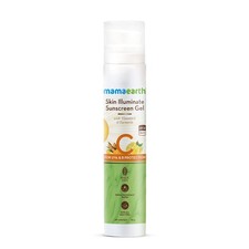 Mamaearth Skin Illuminate Sunscreen: SPF 50 Gel, Vitamin C  Turmeric, 50 g