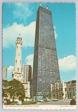 Postcard John Hancock Center & Water Tower Chicago Illinois  O-5