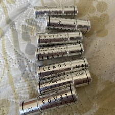 Lot of 4 Vintage AUTOPOINT Mechanical Pencil Lead BLUE Lot Of 7 Tubes