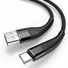 Braided USB Type-C USB-C to USB-A Fast Charge Cable Charger Lot Charging Cord