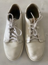 Women  s Olukai Golf Wailea Lace up Low Top White Leather Golf Shoes Size 8