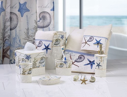 - Tissue Box Cover, Guest Bathroom Essentials, Nautical Bathroom Accessories ... - Picture 2 of 3
