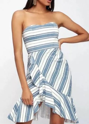 lulus white ruffle dress