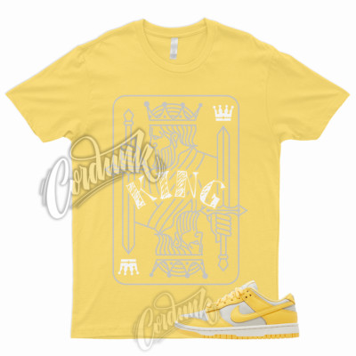 KING T Shirt to Match Dunk Low Citron Pulse Sail Light Bone Yellow Force Max 1