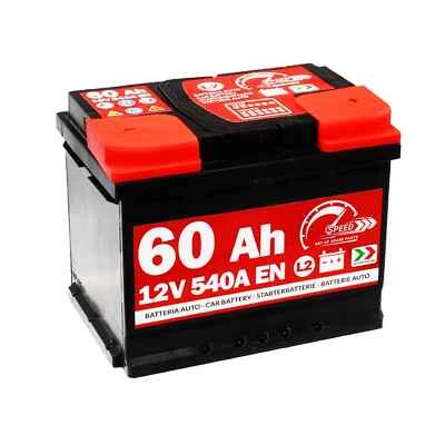 BATTERIE AUTO SPEED L2 60 Ah 540A = FIAMM VARTA BOSCH EXIDE AKUMA 60 64AH DX + - Photo 1/4
