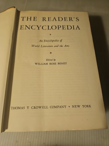 Vintage 1948 "THE READERS ENCYCLOPEDIA" Of World Literature & The Arts Hardcover - Picture 3 of 5