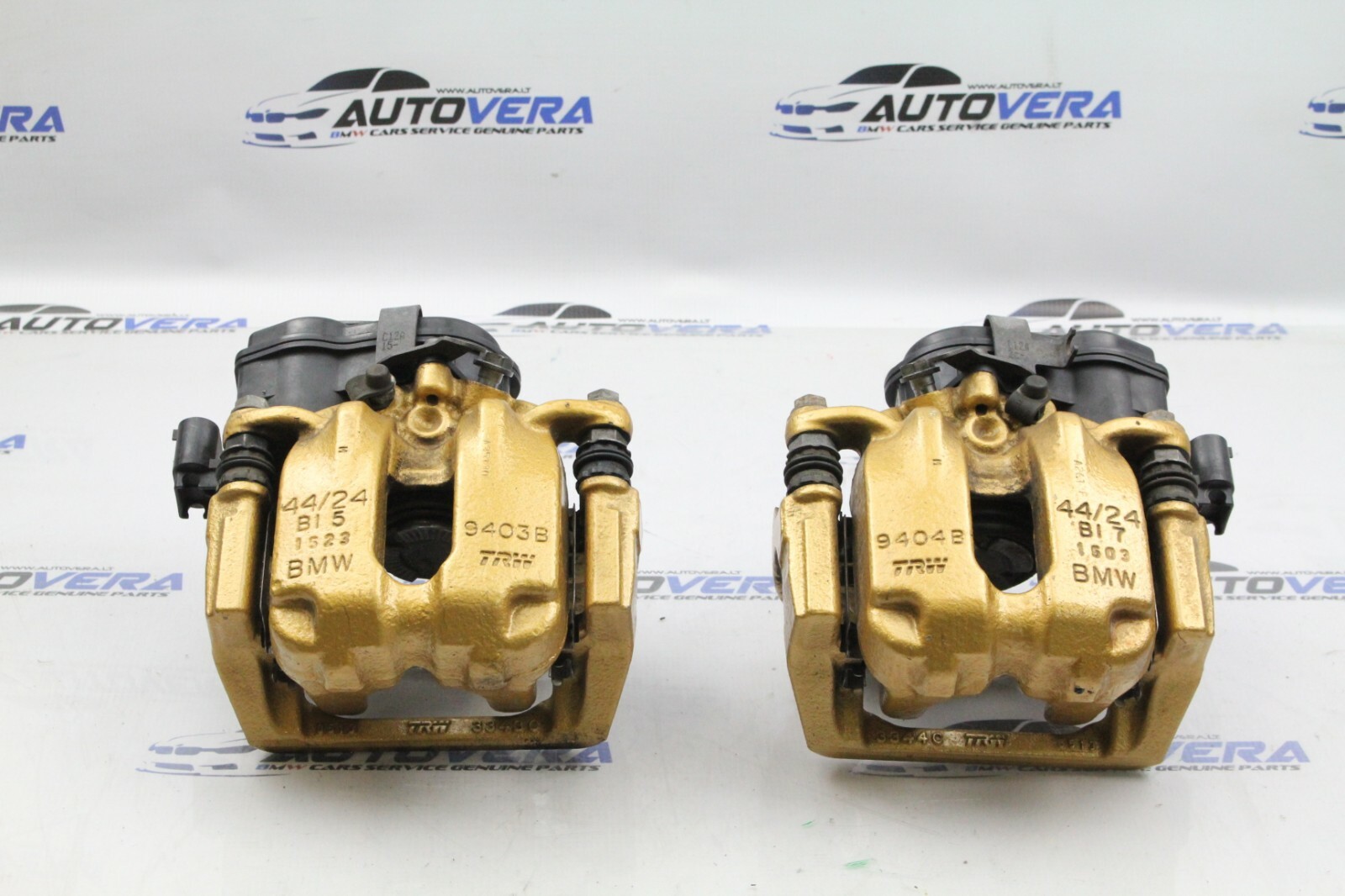 BMW F10 M5 F13 F12 F06 M6 CARBON CERAMIC REAR BRAKE CALIPERS OEM
